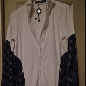 Ralph Lauren White Zip-Up Jacket